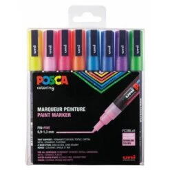 Faber-Castell POSCA Uni Marker PC-3ML Glitter 8er Etui