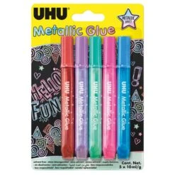 UHU Metallic Glue 5x 10ml