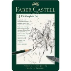 Faber-Castell Faber Castell Set Pitt Graphite Klein Metalletui
