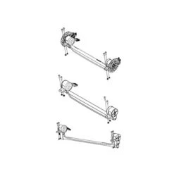 Thule Achsset Komplett Cross Lite 2