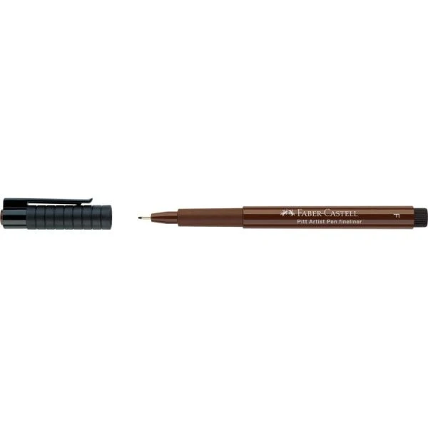 Faber-Castell Faber Castell Tuschestift Pitt Artist Pen Fineliner F Sepia Dunkel 175 4 Faber-Castell Faber Castell Tuschestift Pitt Artist Pen Fineliner F Sepia Dunkel 175 – Bild 2