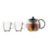 Bodum ASSAM SET Teebereiter Mit Edelstahlfilter, 1.0 L, Und 2 Stk. Tasse, Glas, 0.35 L 2 Bodum ASSAM SET Teebereiter Mit Edelstahlfilter, 1.0 L, Und 2 Stk. Tasse, Glas, 0.35 L -Ausgewähltes Haushaltswarengeschäft 1h3wih9q 52627 2008x2008