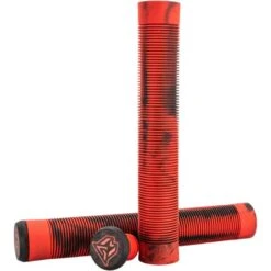 MGP Grind Griffe Swirl TPR Flangeless Schwarz-Rot