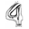 AMSCAN Folienballon - Folienballon Silber Zahl 4 -Ausgewähltes Haushaltswarengeschäft 2798401 138132 395x561