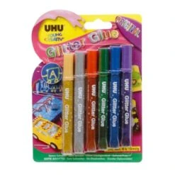 UHU Glitter Glue 6x10ml