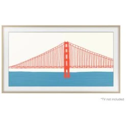 Samsung 75'' TV Rahmen Hellbraun -Ausgewähltes Haushaltswarengeschäft 35146 162760 1068x670