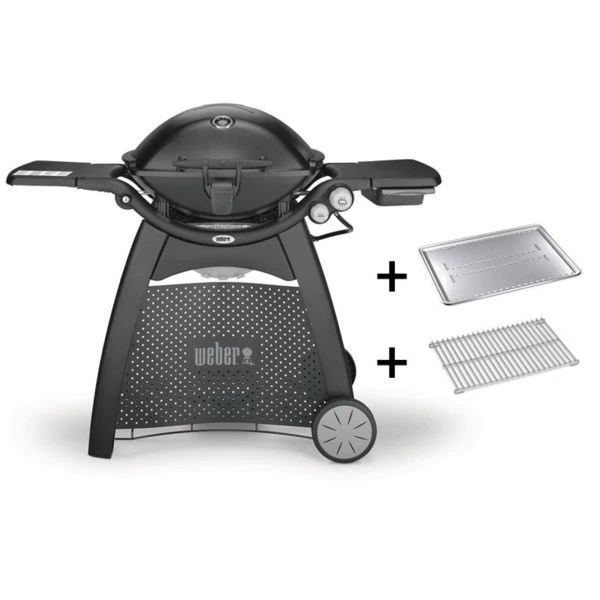 Weber Q 3200 Station Gasgrill Mit Hitzeschild Und Bratenrost 3 Weber Q 3200 Station Gasgrill Mit Hitzeschild Und Bratenrost