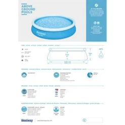 Bestway Fast Set Pool Set 366X76CM -Ausgewähltes Haushaltswarengeschäft 57274 06 159047 800x800