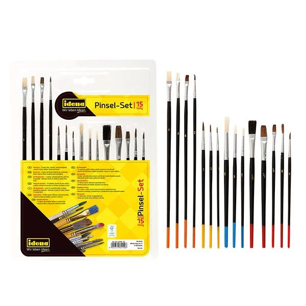 Idena Pinselset 15er 3 Idena Pinselset 15er