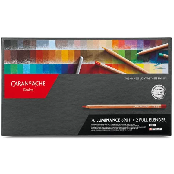 CARAN D'ACHE Etui 76 Farben LUMINANCE 6901® + 2 Full Blender 3 CARAN D'ACHE Etui 76 Farben LUMINANCE 6901® + 2 Full Blender
