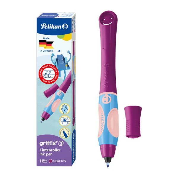 Pelikan Tintenroller Griffix RH SweetBerry 3 Pelikan Tintenroller Griffix RH SweetBerry