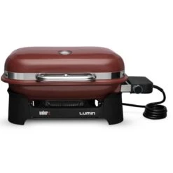 Weber Lumin Compact Elektrogrill Rot