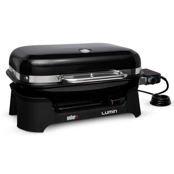 Weber Lumin Elektrogrill Schwarz 4 Weber Lumin Elektrogrill Schwarz – Bild 2