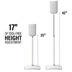 Sanus Ständer Für Era 100 Verstellbar Weiss -Ausgewähltes Haushaltswarengeschäft era100 adjustable set white4 183744 783x873