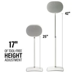 Sanus Ständer Für Era 300 Verstellbar Weiss Paar -Ausgewähltes Haushaltswarengeschäft era300 adjustable set white4 183728 800x866