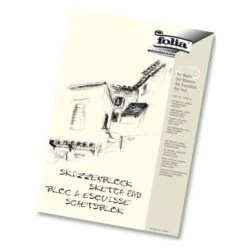 Folia Skizzenblock A4 Weiß 120g 50 Blatt Geleimt