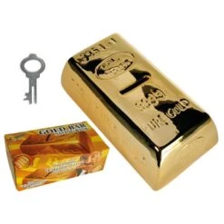 OUT OF THE BLUE Spardose Goldbarren