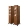 KEF R7 META - Walnuss 1 KEF R7 META - Walnuss -Ausgewähltes Haushaltswarengeschäft r7 meta walnut without grille on perspective front in pair 182474 500x800