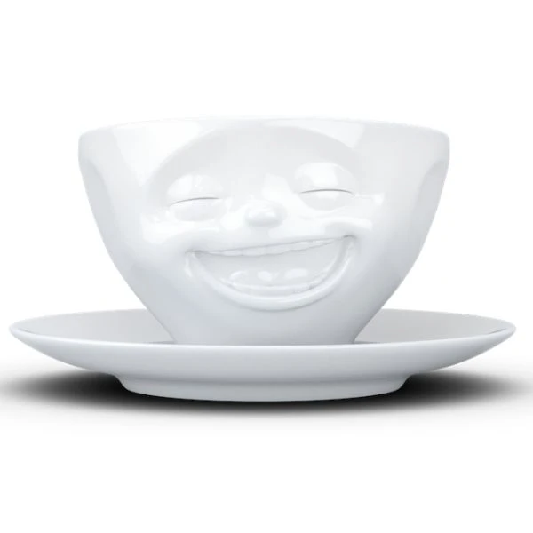 58 Products Kaffeetasse 200ml - Lachend Weiss 3 58 Products Kaffeetasse 200ml - Lachend Weiss
