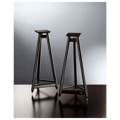 Solidsteel SS-7 - Lautsprecherständer, 3-beinig Schwarz