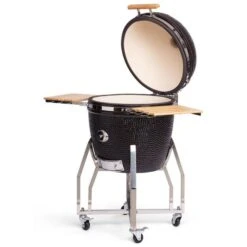 YAKINIKU Kamado 22" XLarge Profit Set Mit Gestell Und Seitentische -Ausgewähltes Haushaltswarengeschäft yakiniku xlarge kamado grill incl onderstel en zijtafels 1 185941 639x876
