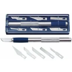 Wedo Hobbymesser Set Box Mit Skalpell + 6 Sort.Klingen